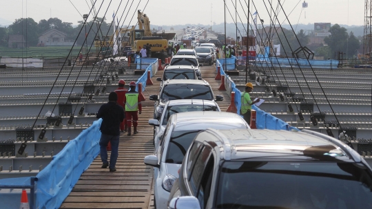 Jembatan Kali Kuto resmi dibuka untuk pemudik