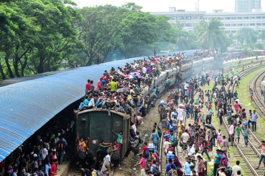 Horornya mudik Lebaran ala warga Bangladesh