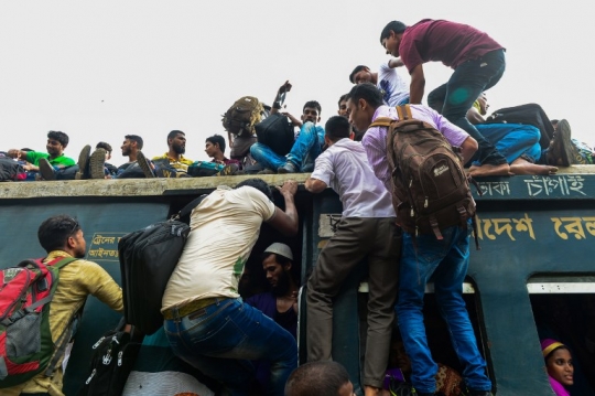 Horornya mudik Lebaran ala warga Bangladesh