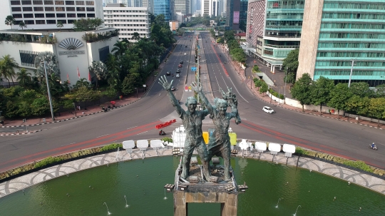 Jakarta sepi dan lengang di hari pertama Lebaran