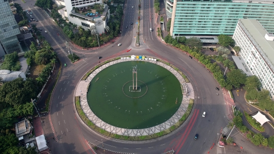 Jakarta sepi dan lengang di hari pertama Lebaran