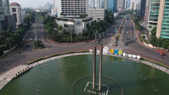 Jakarta sepi dan lengang di hari pertama Lebaran