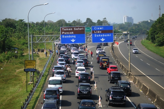 Kawasan Puncak macet