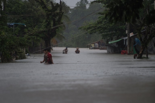 Banjir dan tanah longsor landa Myanmar usai hujan deras