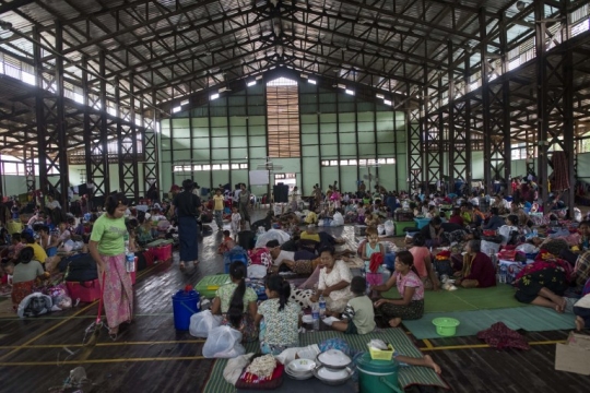 Banjir dan tanah longsor landa Myanmar usai hujan deras