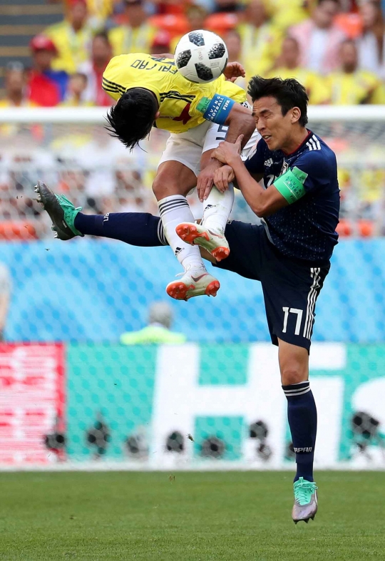 Jepang taklukan Kolombia 2-1