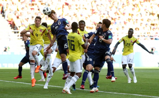 Jepang taklukan Kolombia 2-1