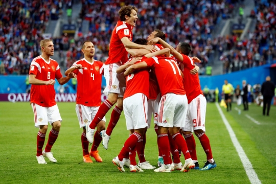 Rusia tekuk Mesir 3-1