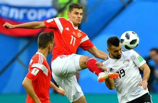 Rusia tekuk Mesir 3-1
