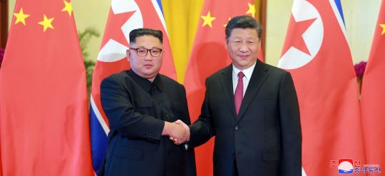 Usai bertemu Trump, Kim Jong-un dan istri disambut karpet merah di China