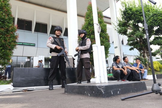 Sidang vonis Aman Abdurrahman, pengamanan di PN Jakarta Selatan diperketat