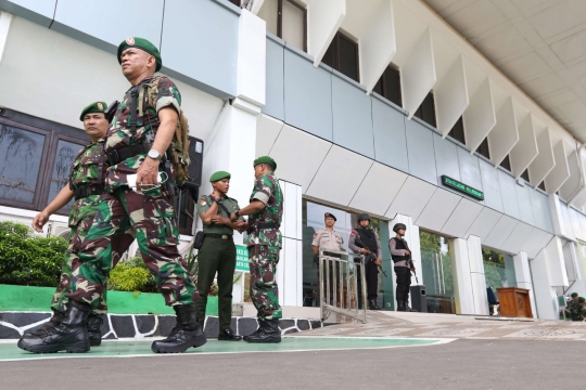 Sidang vonis Aman Abdurrahman, pengamanan di PN Jakarta Selatan diperketat