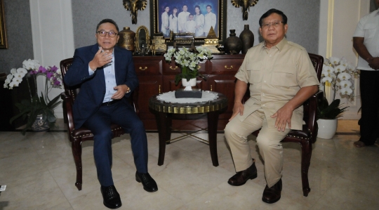 Prabowo Subianto temui Zulkifli Hasan jelang Pilkada serentak 2018