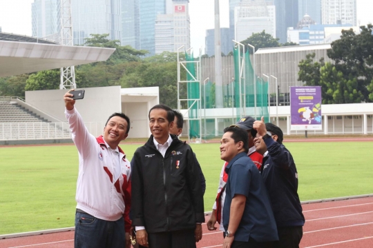 Tinjau venue Asian Games 2018, Menpora ajak Presiden selfie