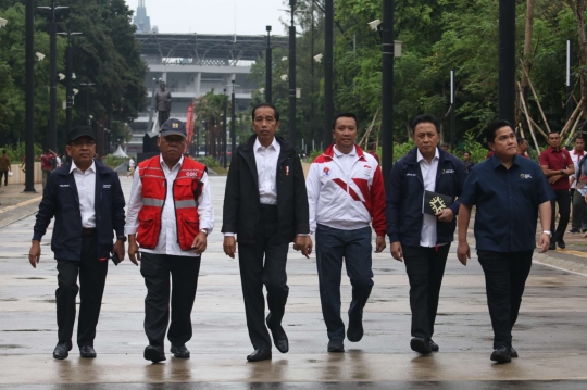 Tinjau venue Asian Games 2018, Menpora ajak Presiden selfie