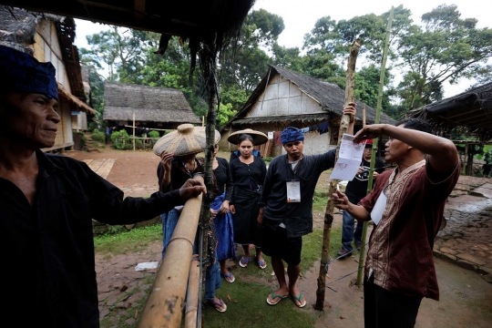 Antusias Suku Baduy berikan hak pilih di Pilkada Kabupaten Lebak