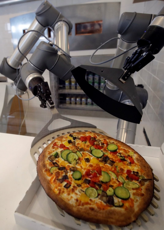 Jika robot gantikan tugas koki pembuat pizza