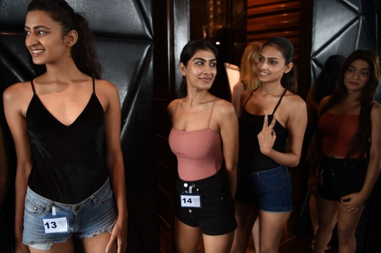 Melihat kecantikan wanita India ikut audisi model Lakme Fashion Week