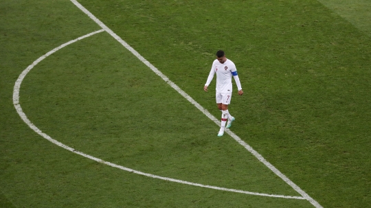 Ekspresi Ronaldo dan Messi saat tersingkir dari Piala Dunia 2018