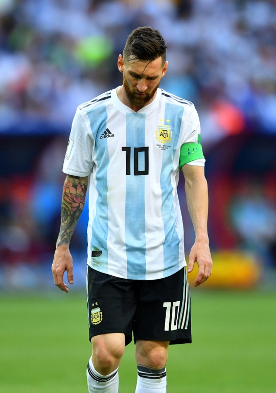 Ekspresi Ronaldo dan Messi saat tersingkir dari Piala Dunia 2018