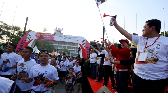 Ribuan orang ikuti lomba lari sambut Asian Games 2018