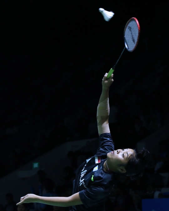 Gregoria Mariska kalahkan pemain China Taipei di babak pertama Indonesia Open 2018