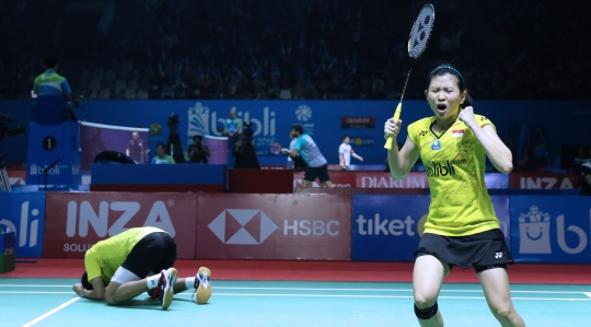 Aksi Ricky/Debby pecundangi ganda campuran China di Indonesia Open