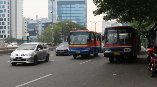 Kopaja dan Metromini dilarang melintasi jalan protokol saat Asian Games