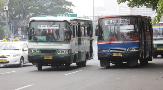 Kopaja dan Metromini dilarang melintasi jalan protokol saat Asian Games