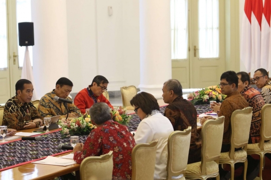 Bertemu pimpinan KPK, Jokowi bahas RKUHP