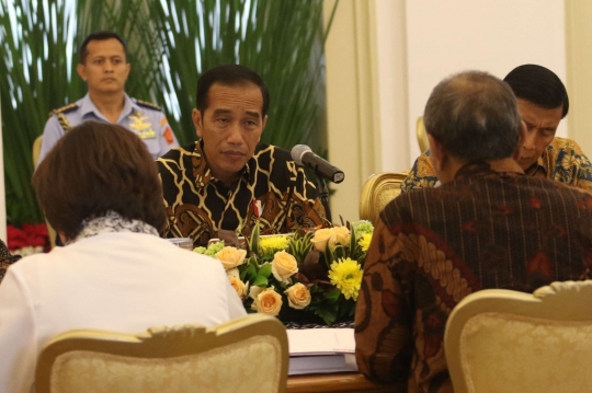 Bertemu pimpinan KPK, Jokowi bahas RKUHP
