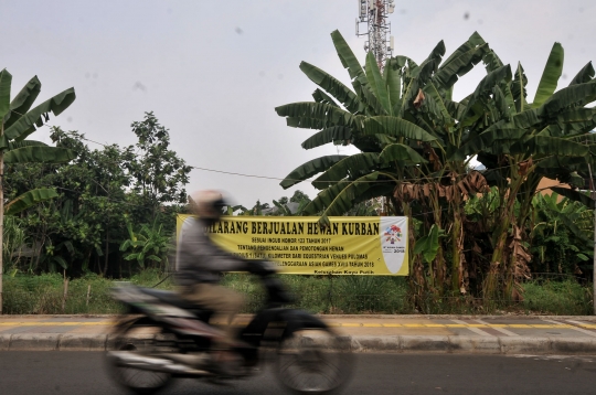 Larangan berjualan hewan kurban di sekitar Equestrian Park