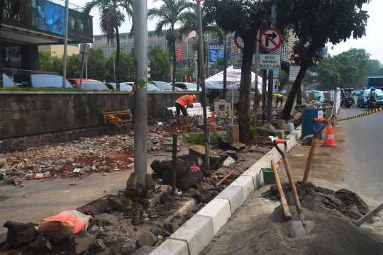 Beri kenyamanan pejalan kaki, pedestrian di Sarinah diperlebar