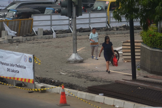 Beri kenyamanan pejalan kaki, pedestrian di Sarinah diperlebar