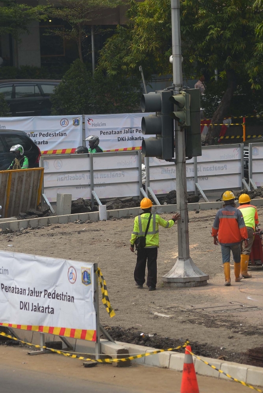 Beri kenyamanan pejalan kaki, pedestrian di Sarinah diperlebar