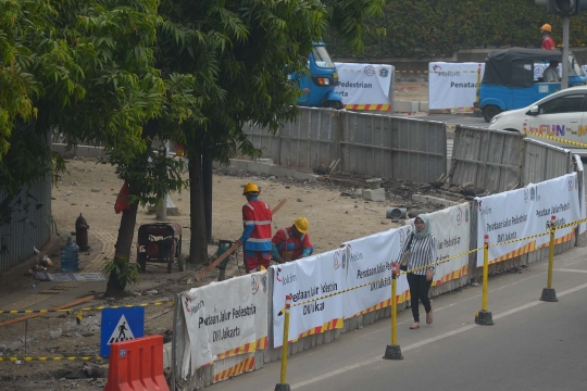 Beri kenyamanan pejalan kaki, pedestrian di Sarinah diperlebar