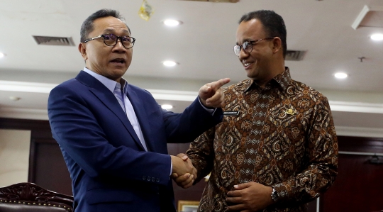 Kehangatan Anies Baswedan dan Zulkifli Hasan bahas isu politik terkini