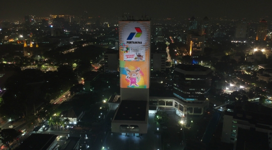 Pertamina tampilkan video raksasa Asian Games 2018