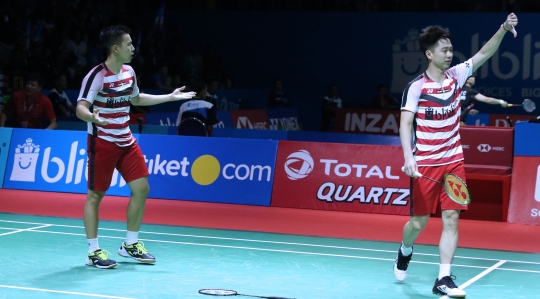 Jempol ke bawah Kevin Sanjaya untuk ganda putra Denmark
