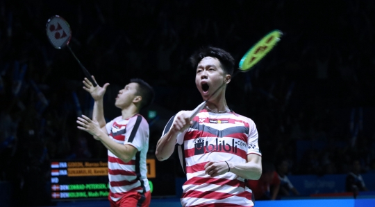 Jempol ke bawah Kevin Sanjaya untuk ganda putra Denmark