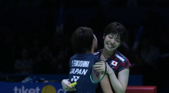 Yuki/Sayaka memenangi duel Jepang di Final Indonesia Open 2018