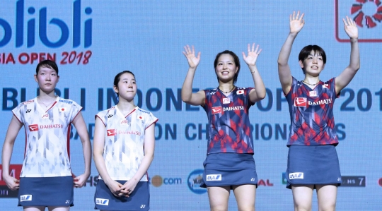 Yuki/Sayaka memenangi duel Jepang di Final Indonesia Open 2018