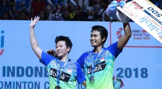 Tontowi Ahmad-Liliyana Natsir raih juara Indonesia Open 2018