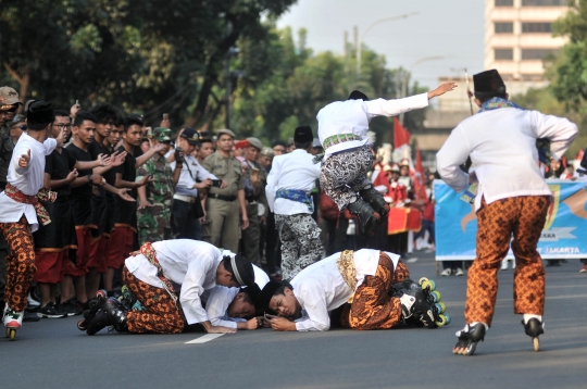 Pawai budaya Nusantara meriahkan Jakarnaval 2018