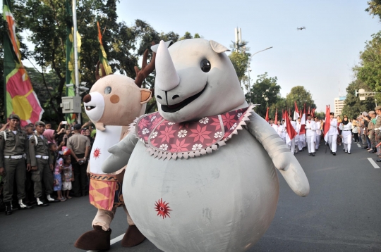 Pawai budaya Nusantara meriahkan Jakarnaval 2018