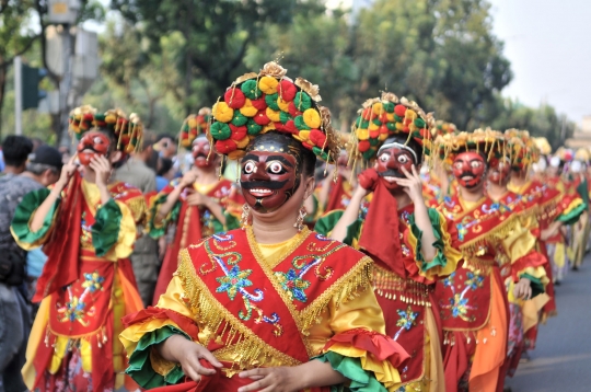 Pawai budaya Nusantara meriahkan Jakarnaval 2018