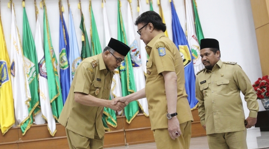 Mendagri lantik Plt Gubernur Aceh dan Plt Bupati Bener Meriah