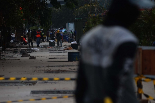 Penataan trotoar Sudirman-Thamrin rampung sebelum Asian Games 2018