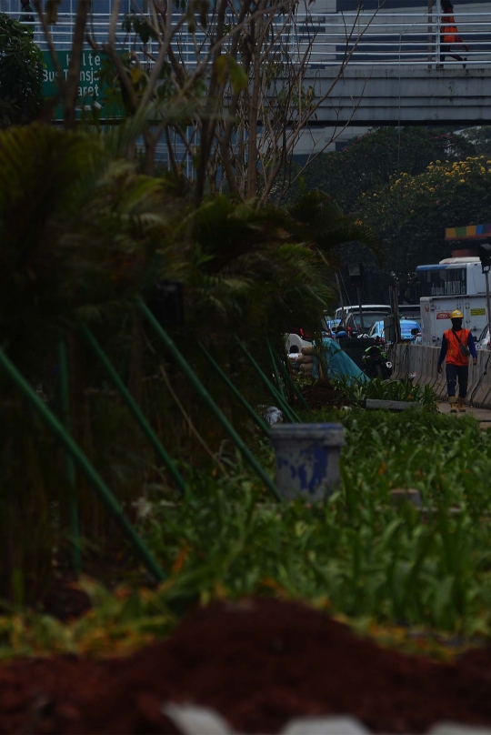 Penataan trotoar Sudirman-Thamrin rampung sebelum Asian Games 2018