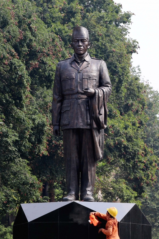 Patung Soekarno hiasi GBK